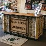 rustic sales counter, wild birds unlimited